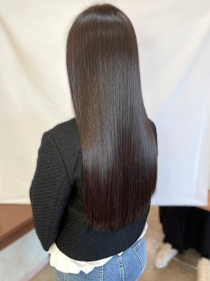 【MICHI 富田店 古作蓮】髪質改善ストレート　オリーブ