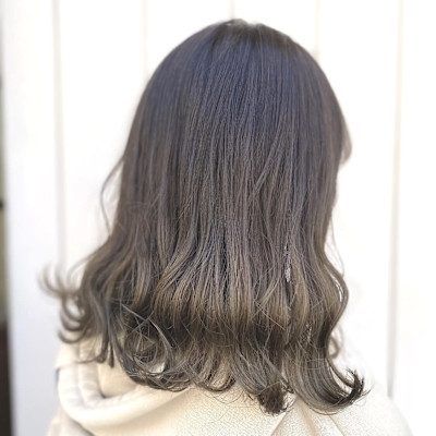 【グラデーションカラー】ベージュカラー／外国人風