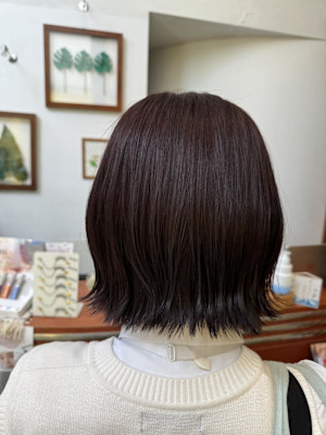 外ハネくびれボブ/Ju