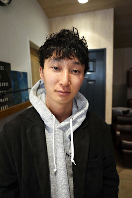 スパイキーショート/癖毛風style／平塚美容室