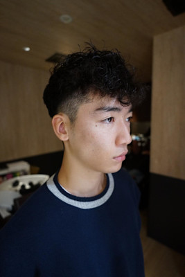 スペインカール／メンズパーマ／平塚美容室