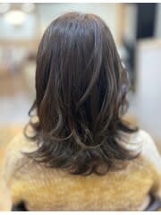 ミディアムヘア！エアリーカール！［川越駅」