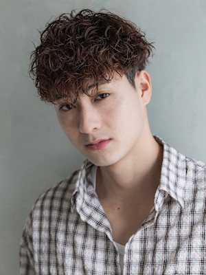 スペインカール/ニュアンスパーマ/ダークアッシュ