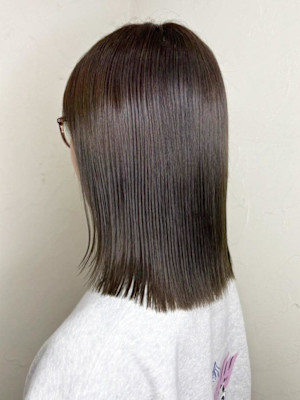 【Reir_下北沢】*切りっぱなしロブ＋グレージュ*