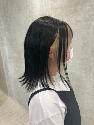 Flan hair 箱崎店×ミディアム