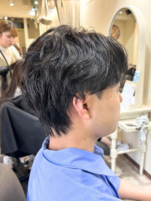 【ジュレベール 汲田】襟足長めメンズスタイル