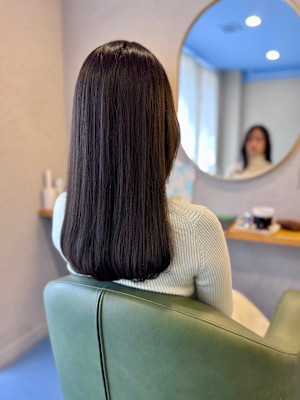 #セミロング　#レイヤー　#フェミニンロング