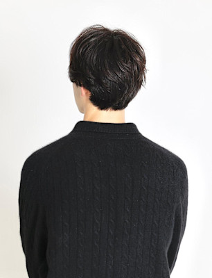 メンズ流しパーマ