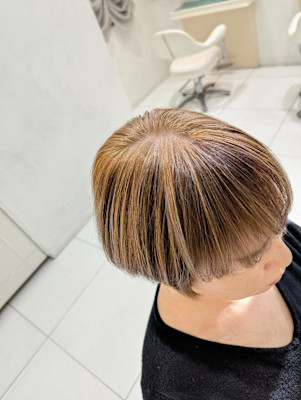 ショート×アンブレラカラー《白髪ぼかし》