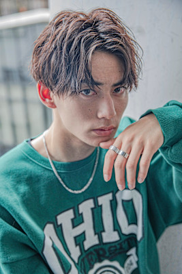 【小久保style】メンズカットツーブロックツイストウルフ