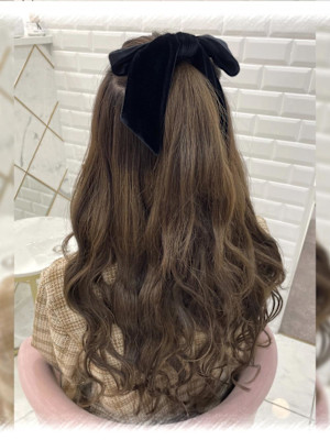 ふわふわ可愛い！高めハーフアップ♪_ユウ