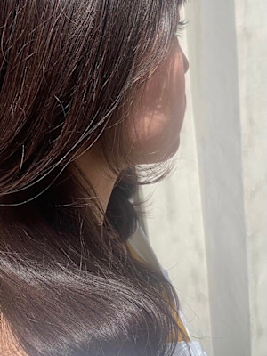 透明感ラベンダーブラウン