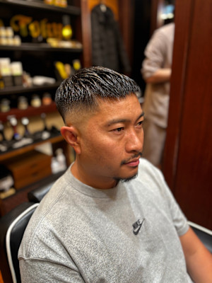 メンズミドルスキンクロップスタイル銀座メンズカット