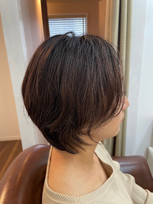 ボブにも見せられるショートヘア