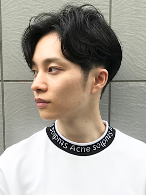 大人爽やかセンターパート