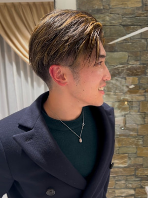 ハイライトメンズカット