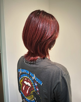 ワインレッド×ウルフレイヤー