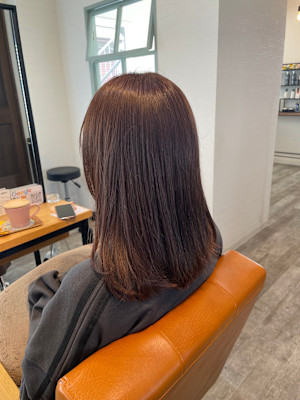 グレージュ×パープル