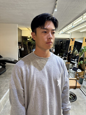 センターパート/韓国ヘア/ニュアンスパーマ