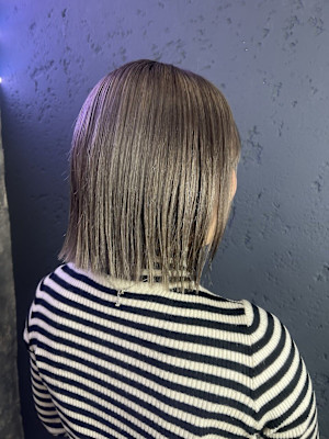 ダブルカラーグレージュ池袋韓国ヘア