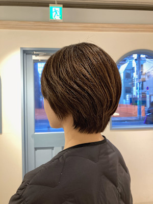 大人シルエット綺麗ショートスタイル赤羽美容院