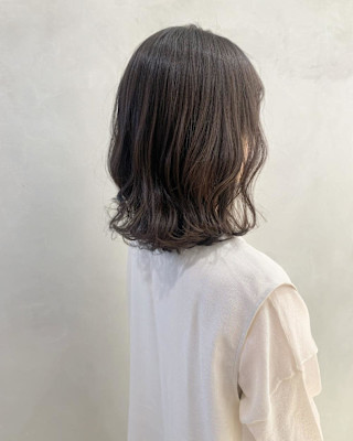 イノアカラー/髪質改善/ミディアムスタイル