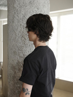 【清水夏生】メンズレイヤー×パーマ