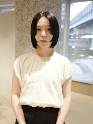 【清水夏生】ボブ×顔まわりステップカット