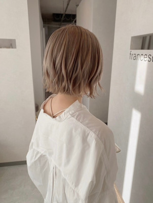 francesca.bob×ミルクティーベージュ