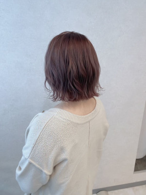 francesca.bob×ピンクベージュ