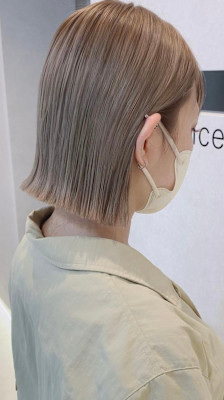 francesca.bob×ミルクティーベージュ