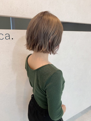 francesca.bob×ハイトーンベージュ