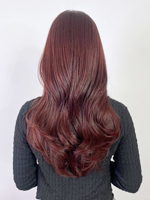 ピンクヘアー透明感カラー_ba538121