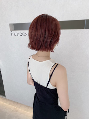francesca.bob×レッドブラウン