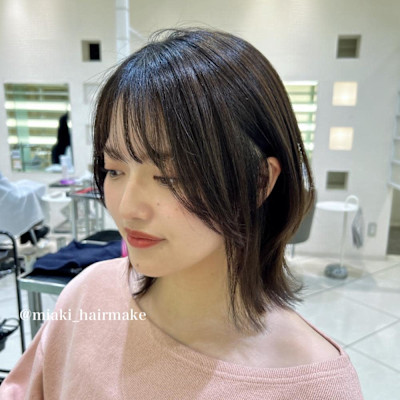 ＊くびれハッシュカット