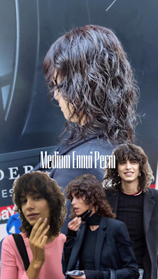 外国人風ニュアンススパイラルパーマ/ウェーブミディアム