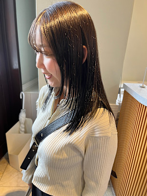 顔周りレイヤーカット