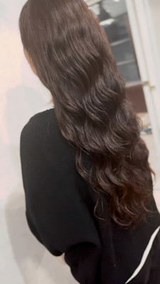 コテ巻き風パーマ【デジタルパーマ】