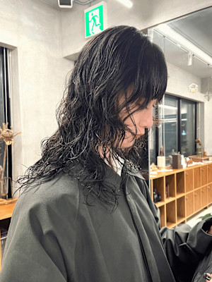 レディースパーマ/ミディアムヘア/スパイラルパーマ