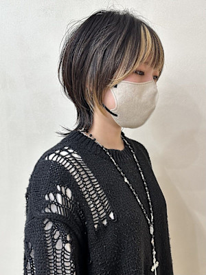 ウルフ/ウルフカット/ レイヤーウルフ/インナーカラー