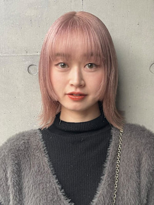 ピンク/ペールピンク/ハイトーン/ブリーチ