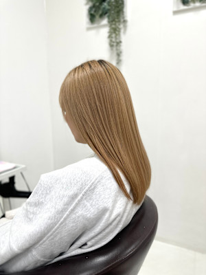 ブリーチ毛でも縮毛矯正