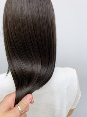 大人可愛いエアストレート/暗髪♪