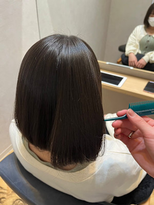 【MIKOTO】毛先まで柔らかい♪髪質改善ストレート☆