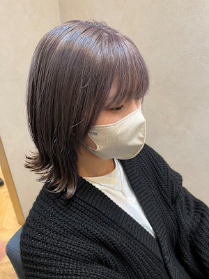 【MIKOTO】ブリーチ１回でできる♪パープルグレー☆