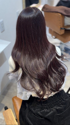 ブリーチなしラベンダー