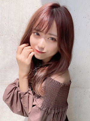 韓国ヘア/レイヤーカット/前髪あり/20代30代/ネビージュ