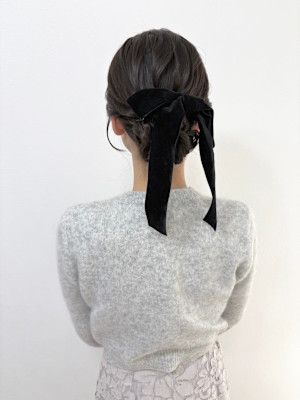 ゆるふわシニヨン