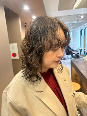 レイヤーパーマ、レイヤー、レイヤースタイル、パーマ【井上咲】