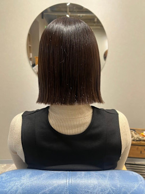 katachi byAnge 長町南店×切りっぱなしボブ
